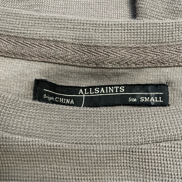 ALL SAINTS Diego Mini Tee Dress Suede Cotton Womens Small - Picture 5 of 6